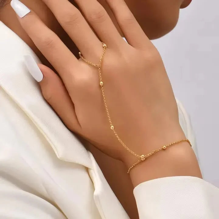 Premium Stainless Steel Hand Chain – Elegant & Stylish Jewelry
