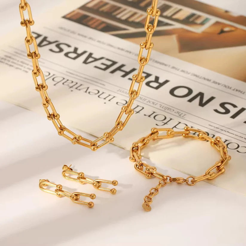 Stainless Steel Premium Quality Jewellery Set Durable & Comfortable