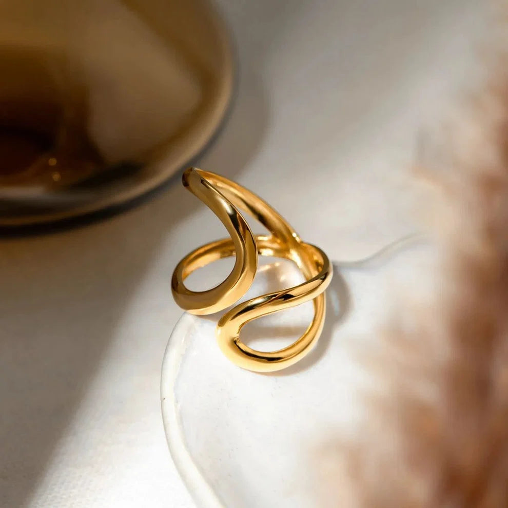 Stylish & Elegant Stainless Steel Premium Quality Adjustable Ring