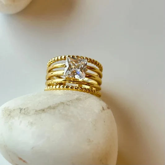 Premium Quality Stainless Steel Ring Easy to Pair with Any Outfit