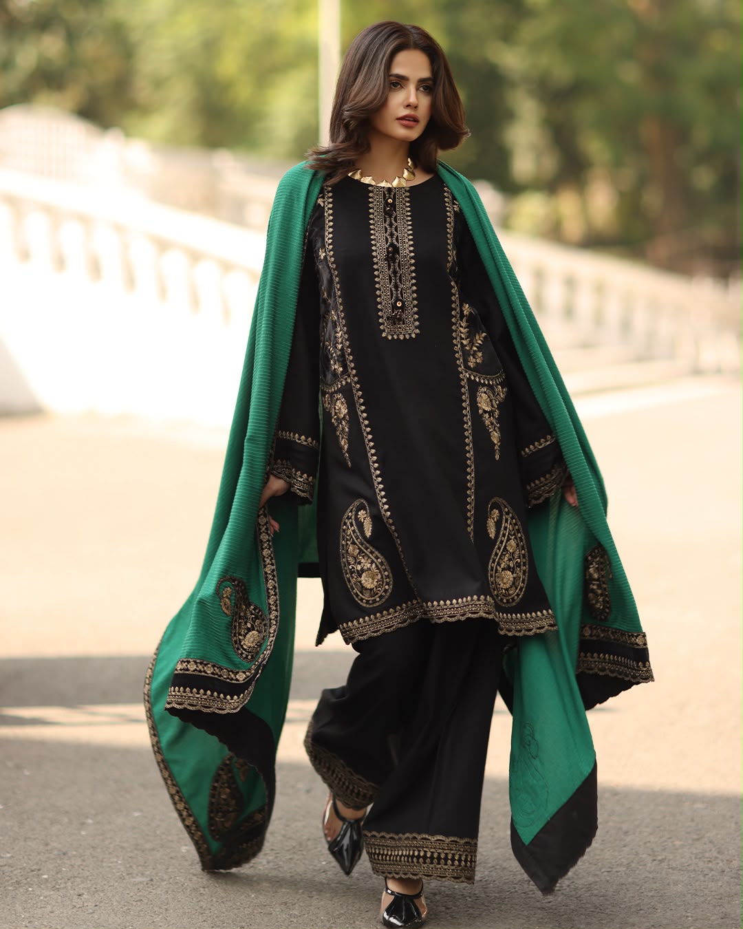 Charizma Winter 3PC Embroidered Unstitched Dhanak Suit 2026-27 – Heavy Thread Embroidery
