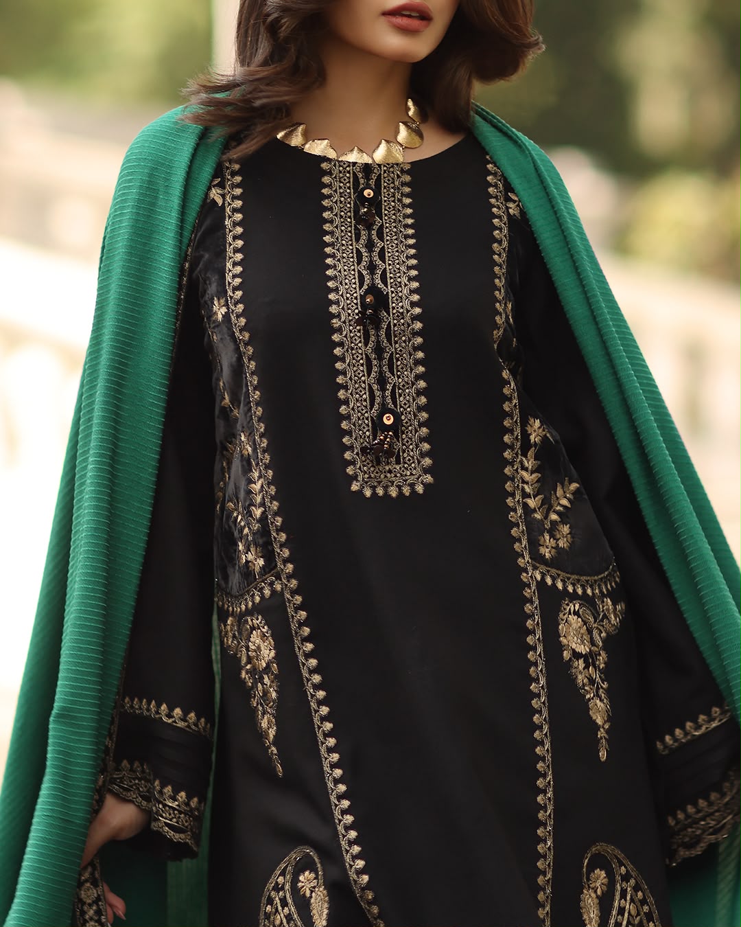 Charizma Winter 3PC Embroidered Unstitched Dhanak Suit 2026-27 – Heavy Thread Embroidery