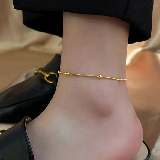 Premium Stainless Steel Ankle Bracelet – Elegant & Stylish Jewelry
